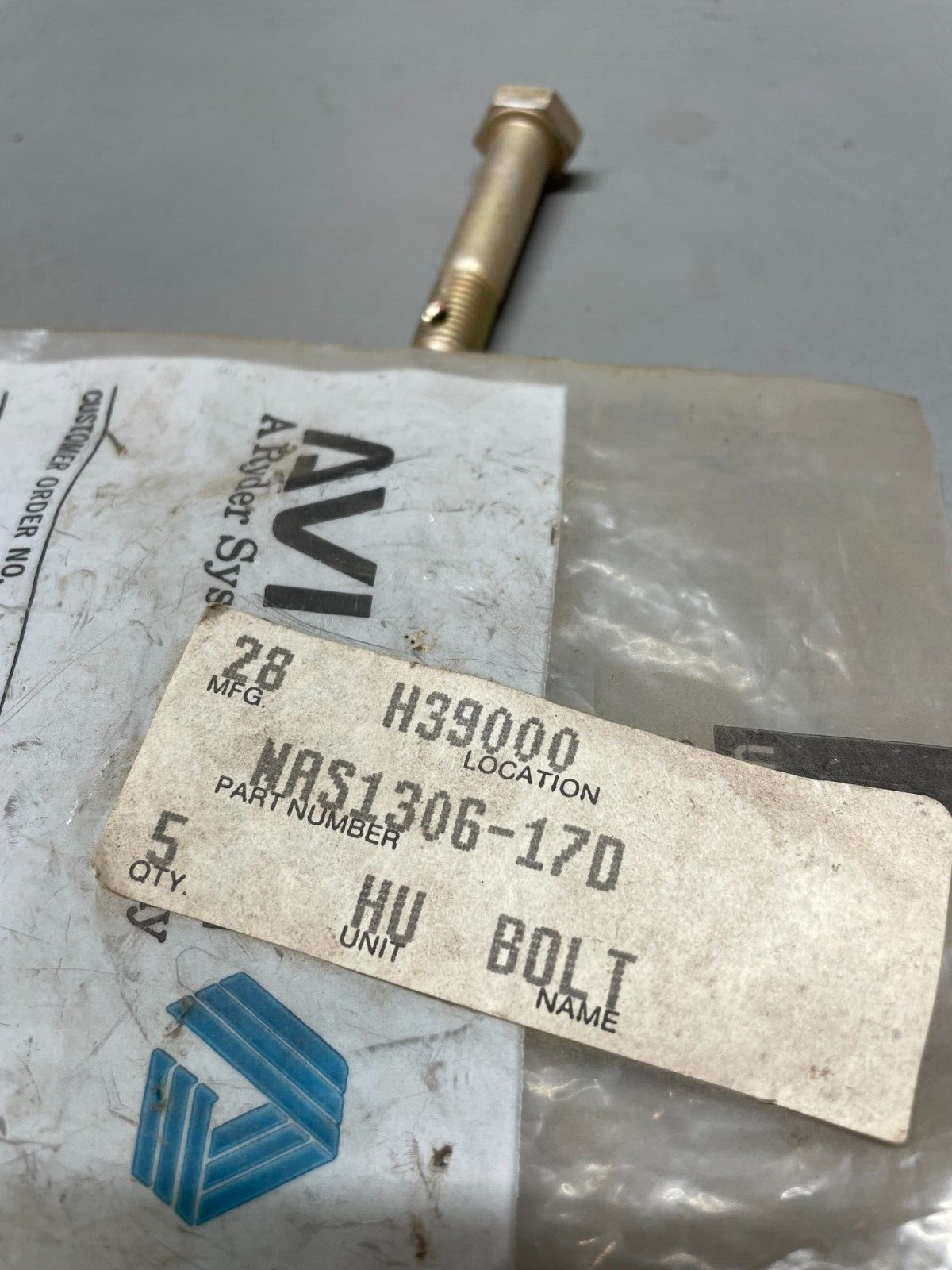 NAS1306-170 Close Tolerance Shear Bolt (NEW)