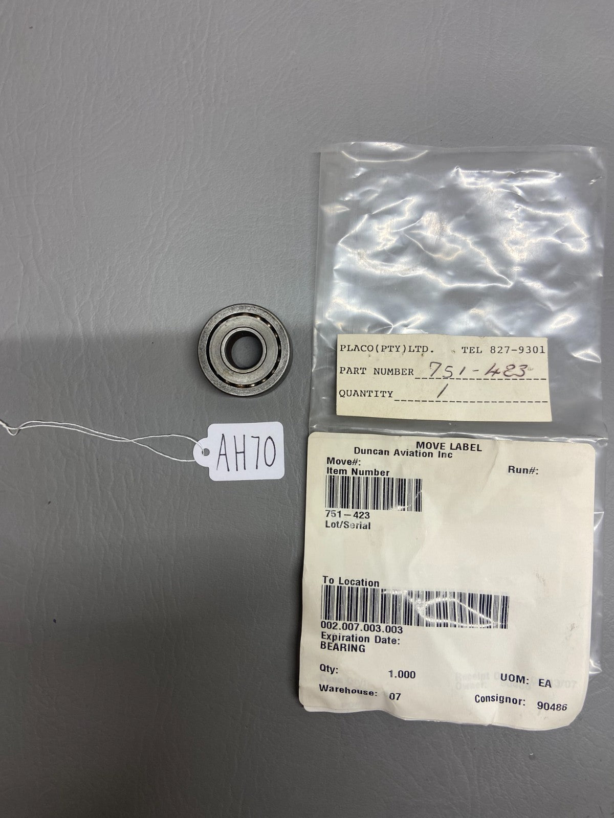 751-423 Piper Bearing
