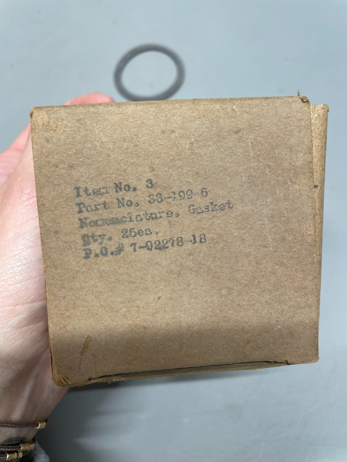 Cessna Gascolator Gasket P/N 33-199-6